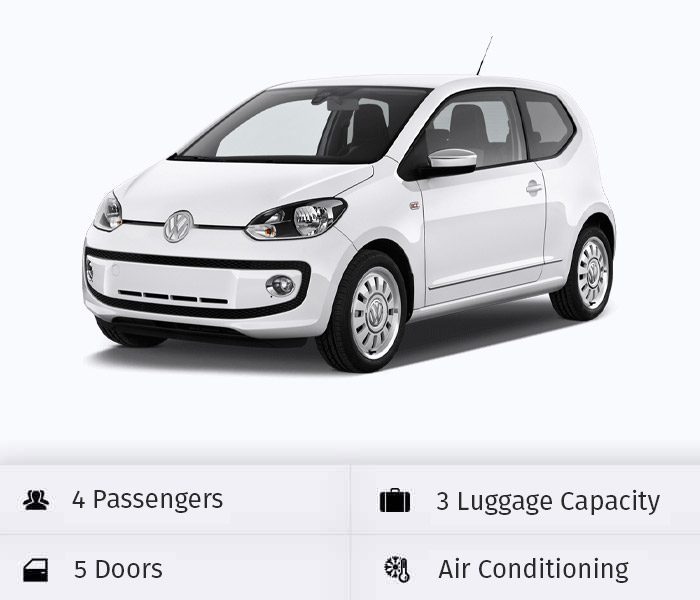 VW up οr similar (manual) 4 seats (manual)