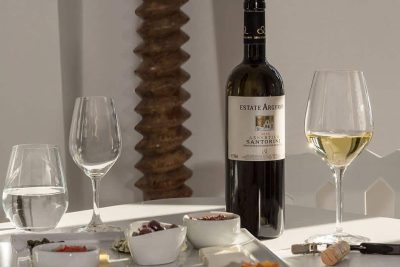 Estate Argyros was founded in 1903 and is located in Episkopi, Santorini