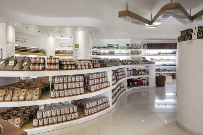 The SantoWines winery was built in 1992 in the village of Pyrgos